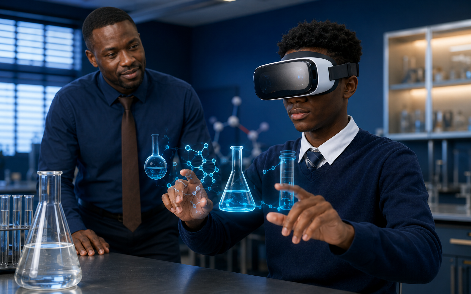 Expérimentation dans un environnement de réalité virtuelle